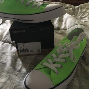 Green Geko Chuck Taylors